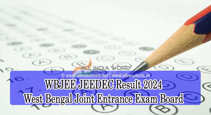 West Bengal JEEDEC Exam Results 2024