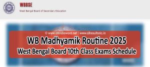 WB Madhyamik Exam Programme 2025 PDF Download