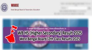 West Bengal Higher Secondary Result 2025